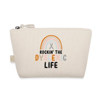 Dyslexia Awareness and Dyslexia Teachers - Organic Pouch - nature - Front