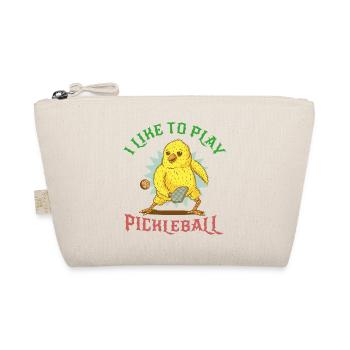 ich mag Pickleball - Bio-Täschchen - Natur - Vorne