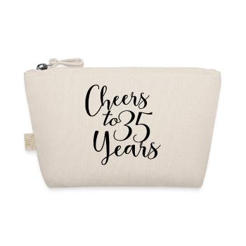 35e anniversaire Hommes Femmes Anniversaire 35 ans - Trousse biologique - nature - Devant