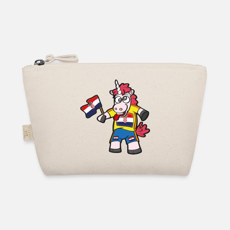 Kroate Crazy Einhorn Bio-Täschchen