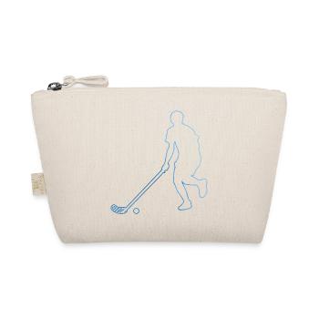 Floorball Floorball Playing Hockey Men - Organic Pouch - nature - Front