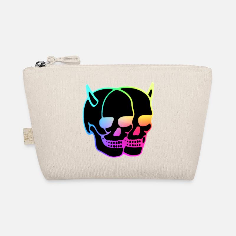 Dämonen - Totenköpfe Bio-Täschchen