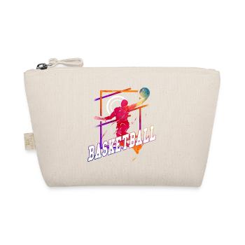 Basketteur Joueur de Basket-Ball Vintage Coloré - Trousse biologique - nature - Devant