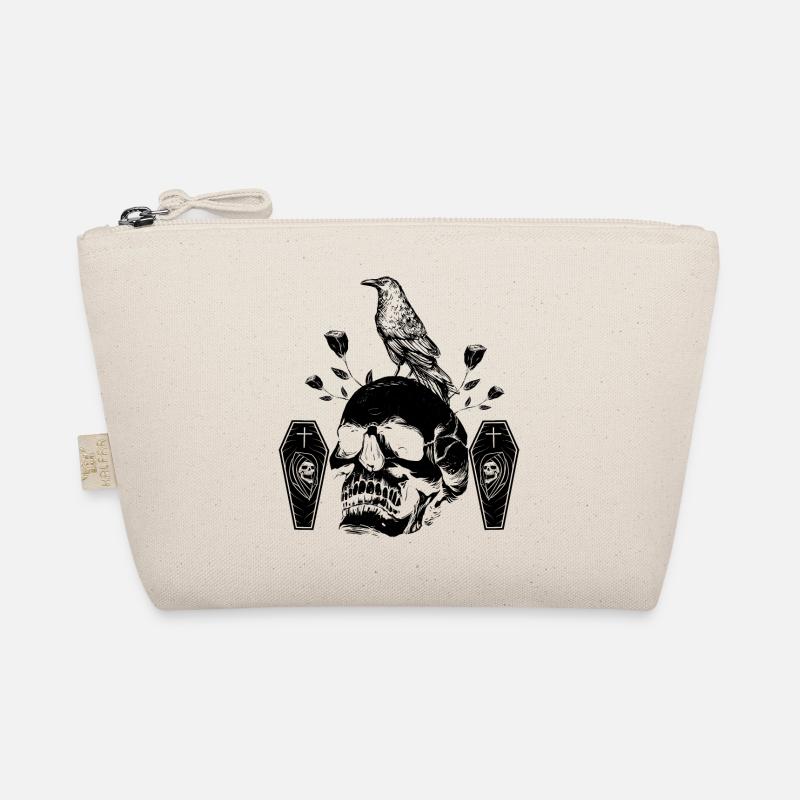 Corbeau noir sur crâne Trousse biologique