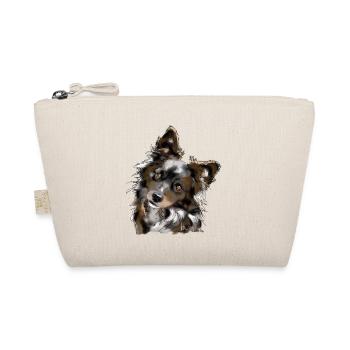 Australian Shepherd - Bio-Täschchen - Natur - Vorne