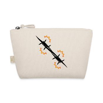 Electric fence Barbed wire - Organic Pouch - nature - Front