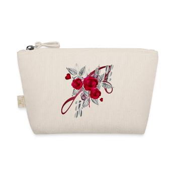 Bouquet argenté de la Saint-Valentin avec des roses - Trousse biologique - nature - Devant