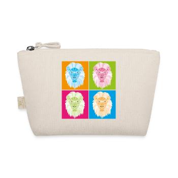Popart géométrique du lion - Trousse biologique - nature - Devant