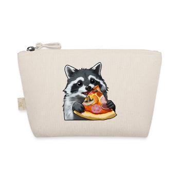 Raton laveur amateur de pizza - Trousse biologique - nature - Devant