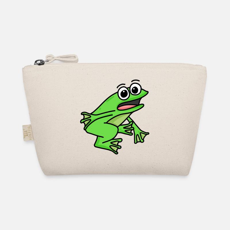 Frosch Motiv - Bio-Täschchen - Natur