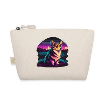 Peaceful Outdoor Corgi - Organic Pouch - nature - Front