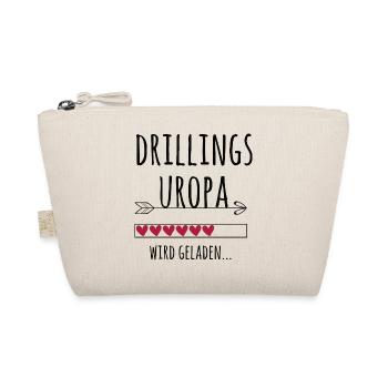 werdender Drillingsuropa Schwangerschaft Drillinge - Bio-Täschchen - Natur - Vorne