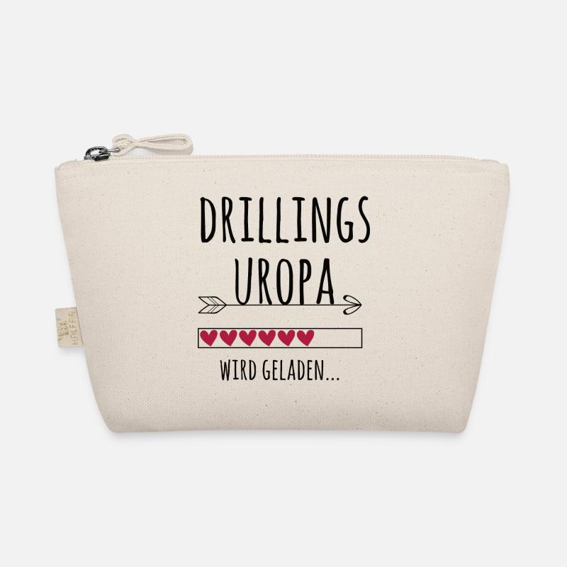werdender Drillingsuropa Schwangerschaft Drillinge Bio-Täschchen