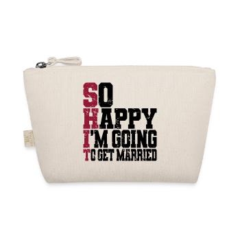 Funny Bachelor Party Engagement Wedding Married - Organic Pouch - nature - Front