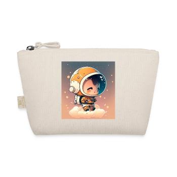 Cute Chibi Astronaut - Organic Pouch - nature - Front
