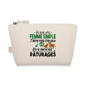 Cheval Poney Equestre Chevaux Cadeau Paturage - Trousse biologique - nature - Devant