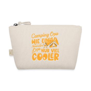 CAMPING OPA, WIE EIN NORMALER OPA NUR VIEL COOLER - Bio-Täschchen - Natur - Vorne
