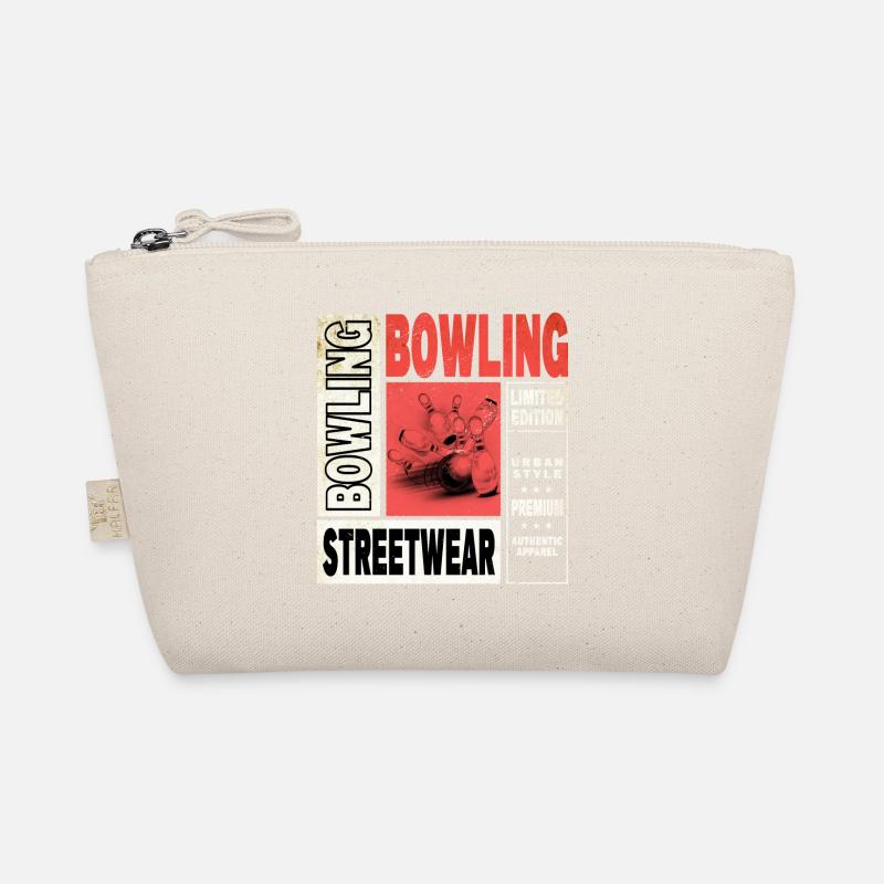 Bowling Bowling Bowling Ball Pins Bowling Players Organic Pouch
