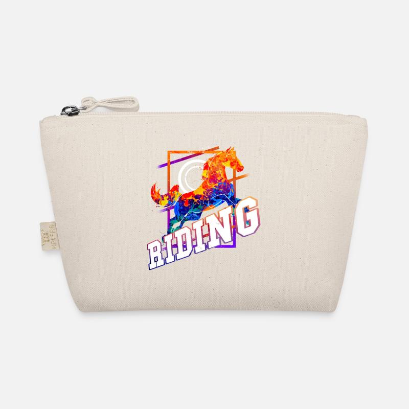 Cavalier Cavalier Saut d’Obstacles Sport Coloré Vintage Trousse biologique
