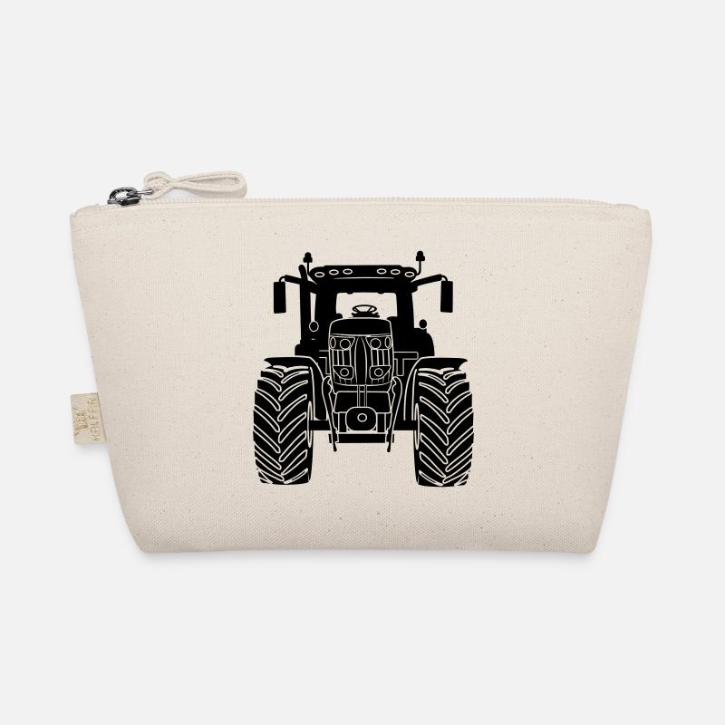 Front view of farm tractor Organic Pouch
