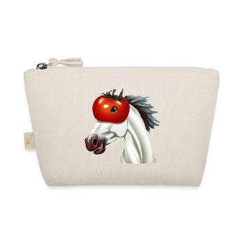 Cheval à tête de tomate - Œuvre d’art unique - Trousse biologique - nature - Devant