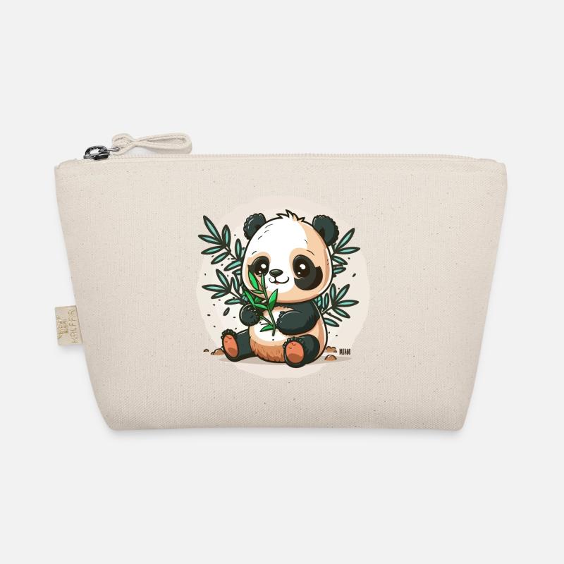 Bambus-liebender Panda Bio-Täschchen