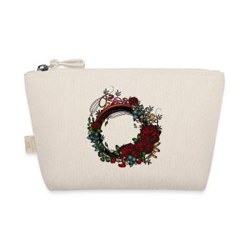 dark Art Nouveau frame rose garden at night - Organic Pouch - nature - Front