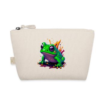 Nice frog - Organic Pouch - nature - Front