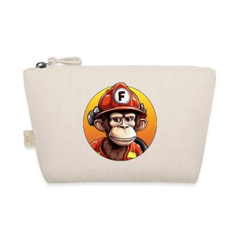 Firefighter / Monkey - Organic Pouch - nature - Front