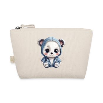 Panda Panda Bear Baby Clothes Cute Cute Love - Organic Pouch - nature - Front