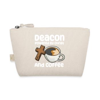 Powered By Christ And Coffee - Bio-Täschchen - Natur - Vorne