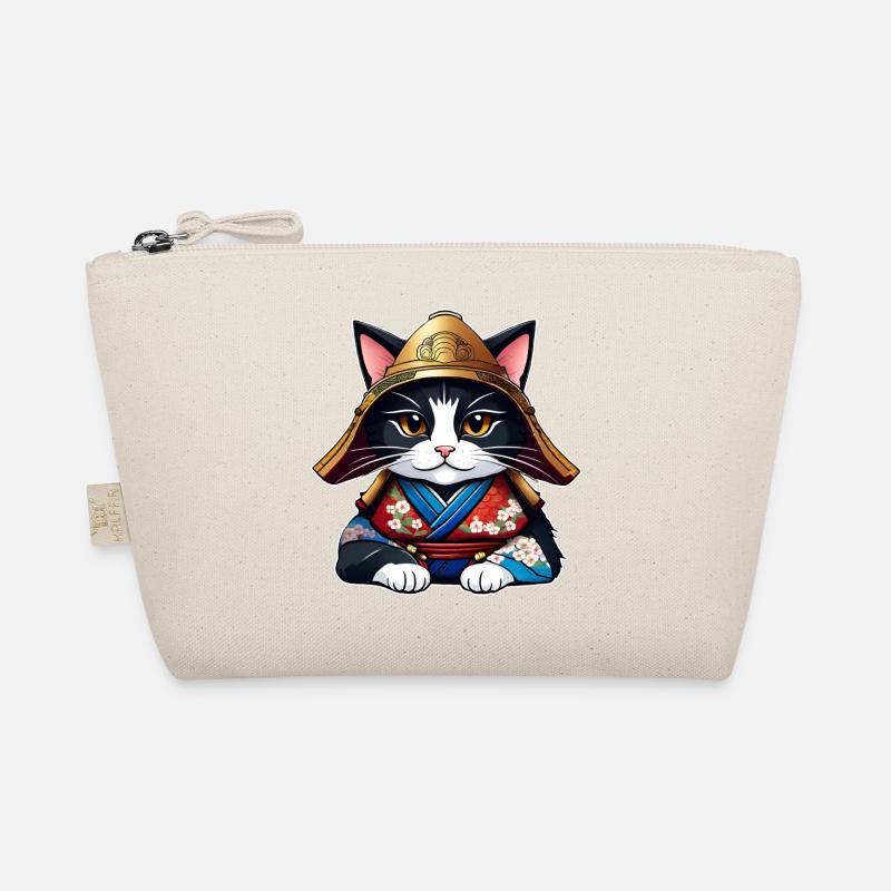 Mignon chat samouraï Trousse biologique