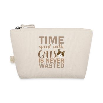 Zeit mit Katzen - Bio-Täschchen - Natur - Vorne