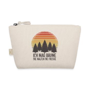 Ich mag Bäume Die halten die Fresse - Bio-Täschchen - Natur - Vorne