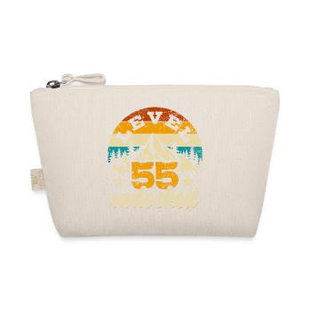 Level 55 unlocked - Gamer - Geburtstag - Geschenk - Bio-Täschchen - Natur - Vorne