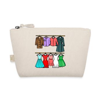 Clothing store clothes rack - Organic Pouch - nature - Front