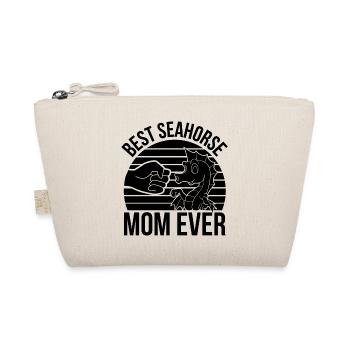 Seepferdchen | Meer Seepferd Tiere Fische Geschenk - Bio-Täschchen - Natur - Vorne