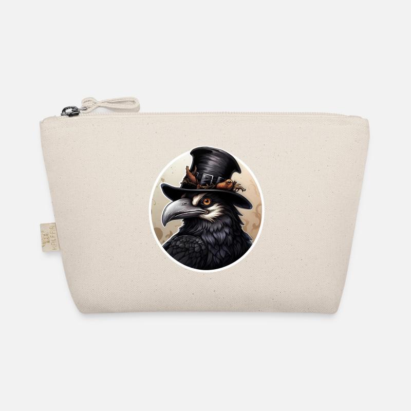 Bird with Hat Halloween Organic Pouch