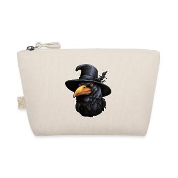 Corneille d’Halloween avec chapeau - Trousse biologique - nature - Devant