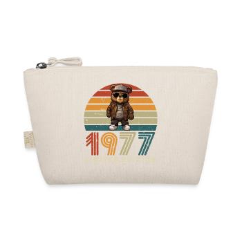Limited Edition 1977 Baujahr Geburtstag Vintage - Bio-Täschchen - Natur - Vorne