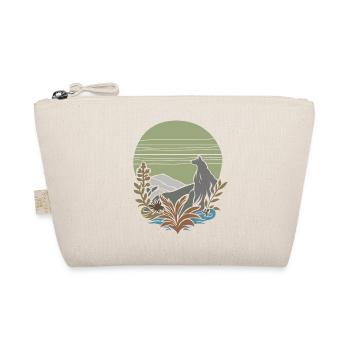 vintage wolf - Bio-Täschchen - Natur - Vorne