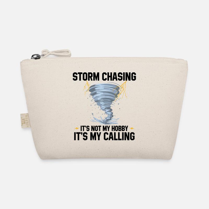 Geschenkidee für Sturmjäger | Sturmbegleiter Blitz Bio-Täschchen