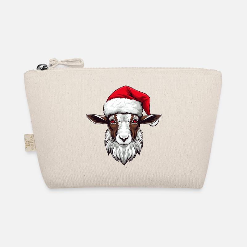 Tête d’animal de Noël de Noël de chèvre Trousse biologique