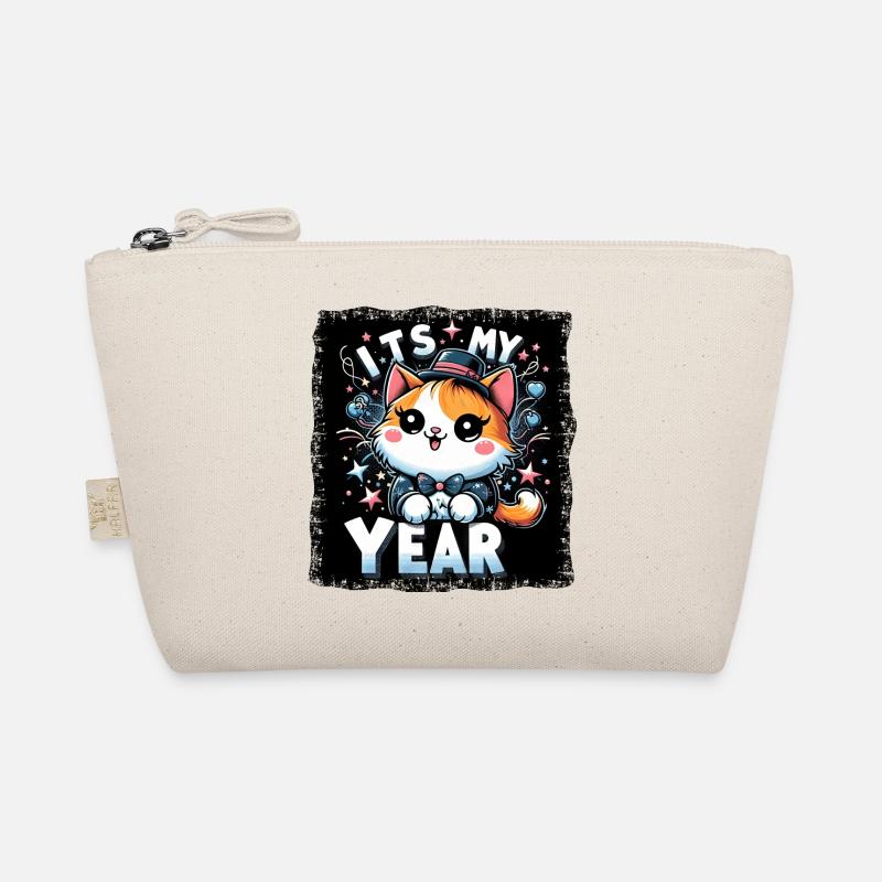 Nouvel An Réveillon du Nouvel An Chat C’est mon année Trousse biologique