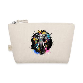 Éléphant, graffiti, peinture, coloré, aquarelle - Trousse biologique - nature - Devant