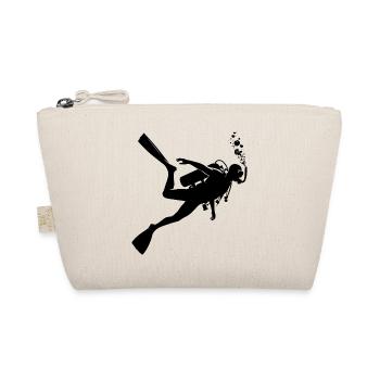 Diver Diving Women's Free Dive Scuba Diving - Organic Pouch - nature - Front