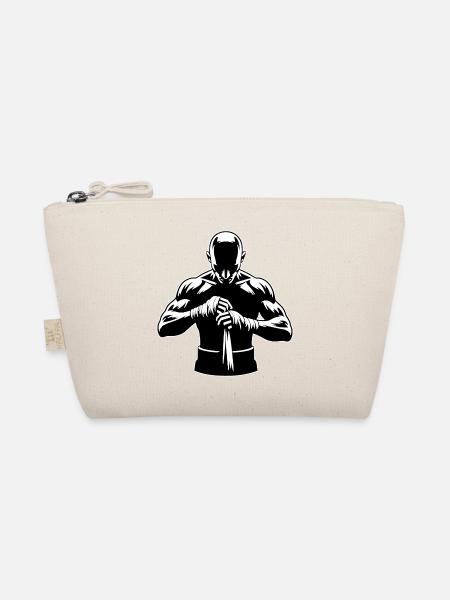 Boxen Boxer Boxbekleidung - Bio-Täschchen - Natur - Vorne