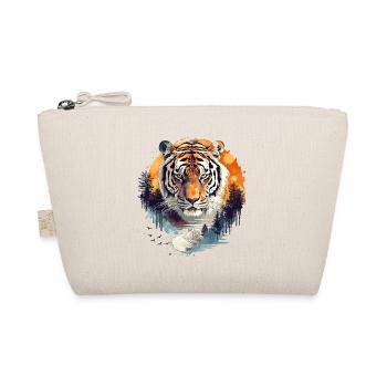 Tiger, Tiger Head, Big Cat, Nature, Wilderness, Wild, Strong - Organic Pouch - nature - Front