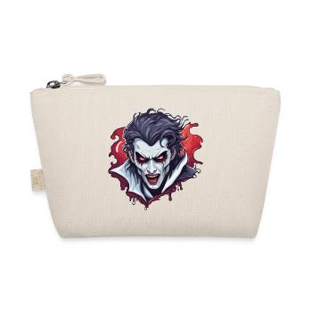 Vampir / Dracula / Blutsauger / Halloween / Mythos - Bio-Täschchen - Natur - Vorne