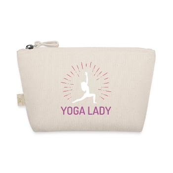 Yoga Mädchen - Bio-Täschchen - Natur - Vorne